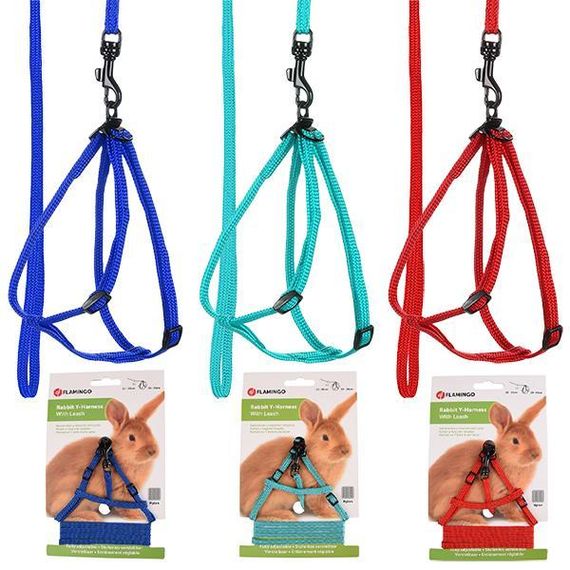 Flamingo Rabbit Y-Harness with Leash фламінго Y-шлея і Повідець для кролика