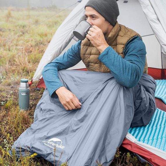 Спальник надлегкий Naturehike Summer LW180 NH21MSD09 правий, (15°C), p-p XL, зелений | Зображення 3