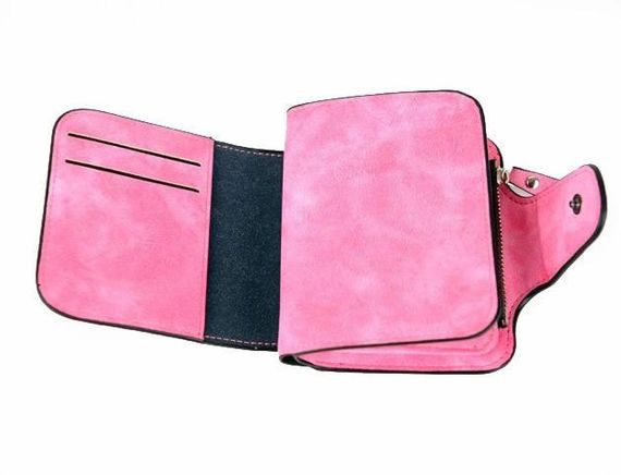 Гаманець жіночий Baellerry N2346, Невеликий жіночий гаманець, Стильний жіночий гаманець. Колір: малиновий | Зображення 4