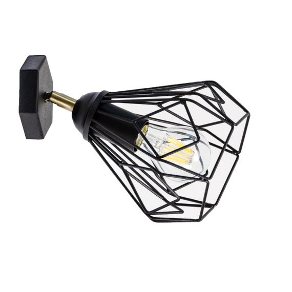 Бра (світильник настінний) Bevel W165 Чорний, Atmolight