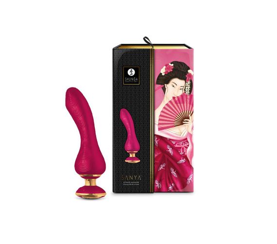 Вібратор для точки G Shunga Sanya Raspberry: Гнучкий стовбур, Яскравий дизайн, Ідеальна G-spot стимуляція | Зображення 6
