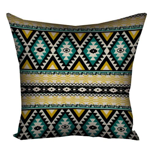 Подушка габардинова з принтом Геометрія предків 40x40 (4P_NGZIM055)