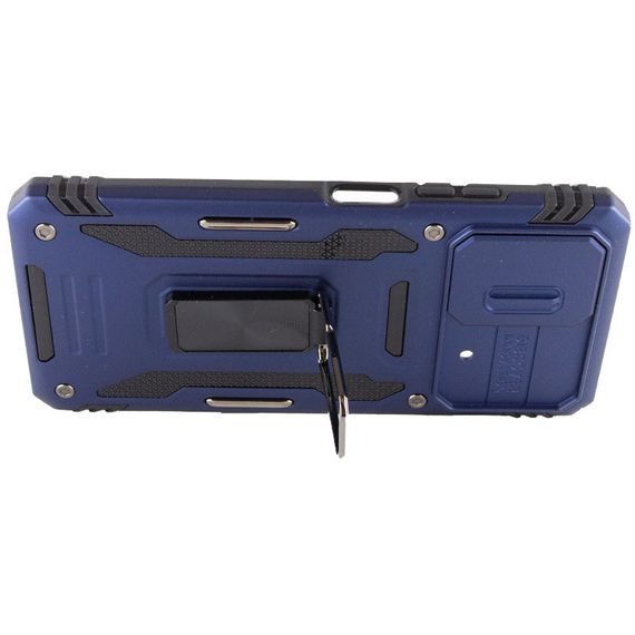 Ударостійкий чохол Camshield Army Ring для Xiaomi Poco X5 5G / Note 12 5G Силікон, Синій/Navy | Зображення 4