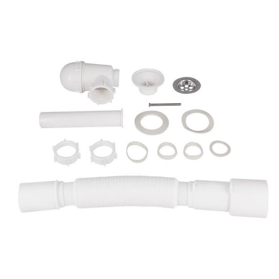 Сифон для раковини Lidz (WHI) LU06 колбовий (вихід 50 мм) | Зображення 3