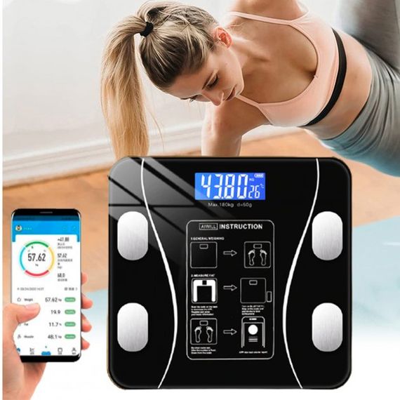 Умные напольные смарт весы TY-EB619 Bluetooth подключение к телефону