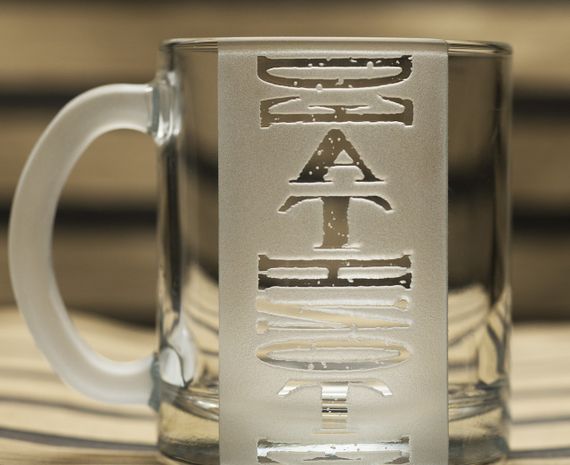 Подарочная чашка для чая кофе 320 млс c гравировкой аниме тетрадь смерти Death Note | Зображення 1