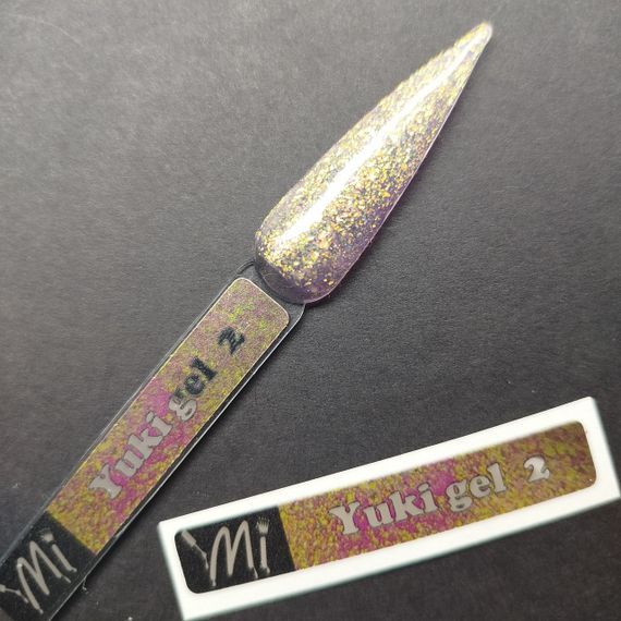 Наліпка на тіпсу (палітру) для гелю Mi Yuki №2 (9 x 55 мм)