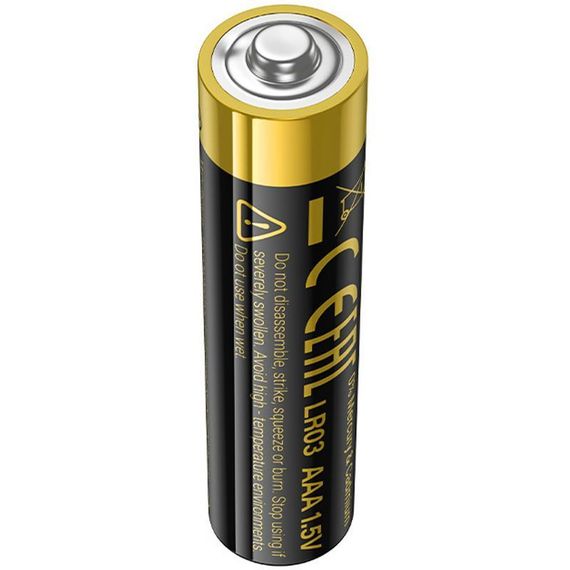 Батарейки Hoco JA2 AAA (LR03) Alkaline упаковка 10 шт Black | Зображення 3