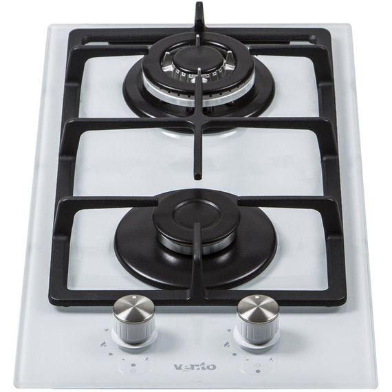 Варочная газовая панель Ventolux HSF320G CEST (WH) 3 две комфорки | Зображення 3