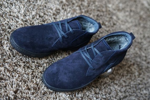 Ботинки замшевые Safari синие 41 42 43 размер | Зображення 5