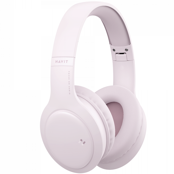 Бездротові навушники HAVIT HV-H633BT накладні рожеві | Зображення 1