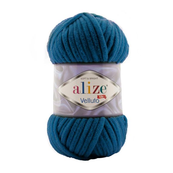 Пряжа Alize VELLUTO 646 плюшева