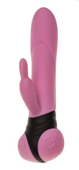 Вібратор з обертанням стовбура Adrien Lastic Mini Bonnie з петелькою для пальчика Sex Aura