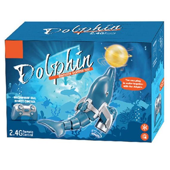 Лодка на радиоуправлении SHT 3738AD Dolphin 2.4G Blue / White — дельфин для водных приключений! | Зображення 4