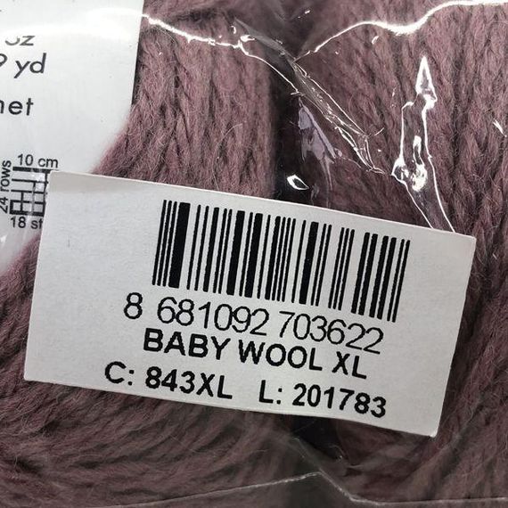 Пряжа Gazzal – Baby Wool XL колір 843 | Зображення 2