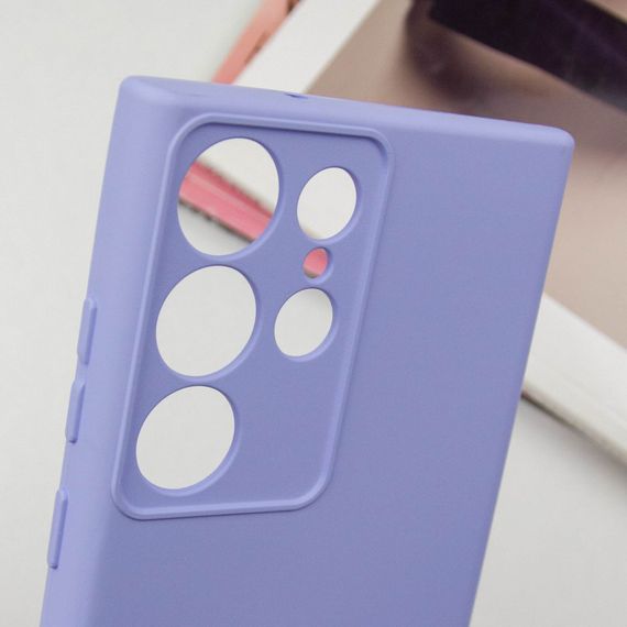 Чохол Silicone Cover Lakshmi Full Camera (AA) для Samsung Galaxy S25 Ultra Бузковий / Dasheen | Зображення 5