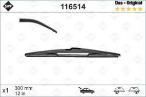 Щітка склоочисника задня  300mm Opel Astra J 09- 116514