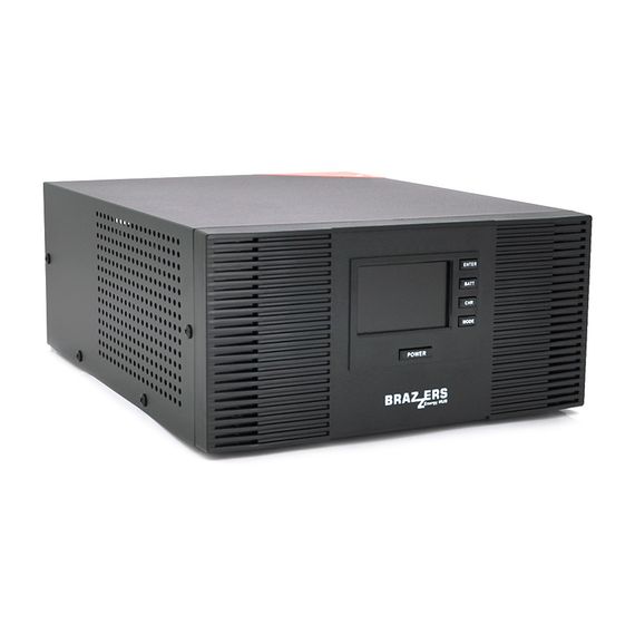 ДБЖ BRAZZERS BRSW-LFP-1000-12 (800Вт), під зовнішній АКБ 12V(LiFePo4/GEL/AGM), струм заряду 10/20A, BOX