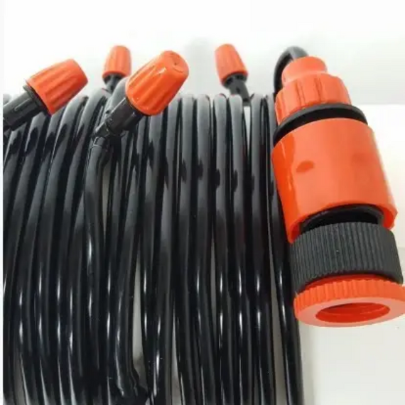 Комплект системи туманоутворення низького тиску від водопроводу, 11 метрів, розпилювач для газону 11 м | Зображення 5