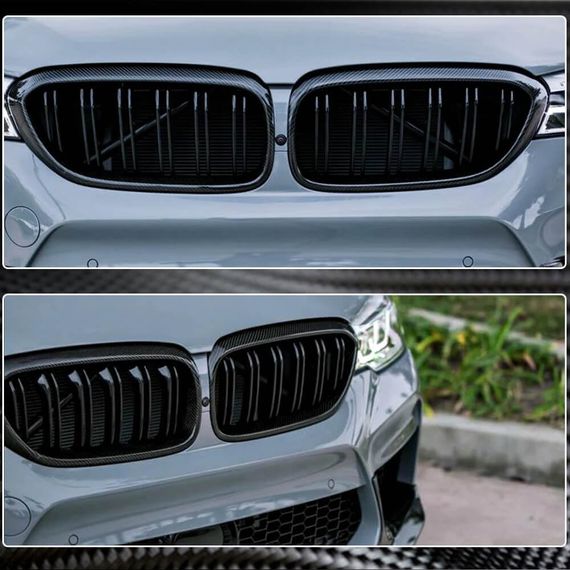 Обведення решітки (2017-2020, Карбон) для BMW 5 серія G30/31 рр | Зображення 2