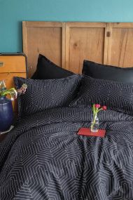 Комплект постільної білизни Issimo Coton Satin 200х220 см Strada Black