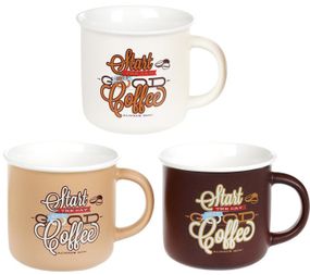 Кружка Start Coffee 380мл фарфорова