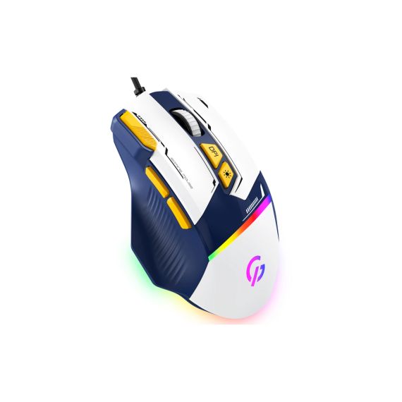 Мишка GamePro GM300BL USB Blue/White (GM300BL) | Зображення 1