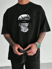 Футболка з ДТФ принтом (оверсайз)