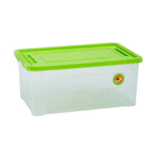 Контейнер 0,65л прозорий/оливковий/оливковий Smart Box Алеана