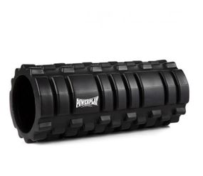 Масажний ролик (роллер) PowerPlay 4025 Massage Roller Чорний (33x14 см) (PP_4025_Black)