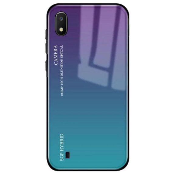 Чохол-бампер Primolux Gradient Glass для Samsung Galaxy A10 2019 (SM-A105) - Purple | Зображення 1