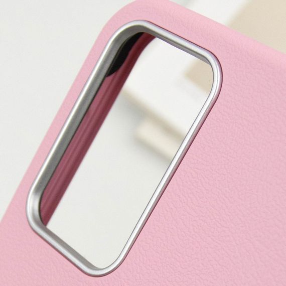 Кожаный чехол Leather Case Metal Buttons для Samsung Galaxy A25 5G Light Pink | Зображення 5
