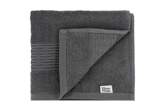 Набір рушників махрових Ardesto Lotus, 50х90см, 70х140см, 2шт, 100% бавовна, темно-сірий (ART2357MC) | Зображення 3