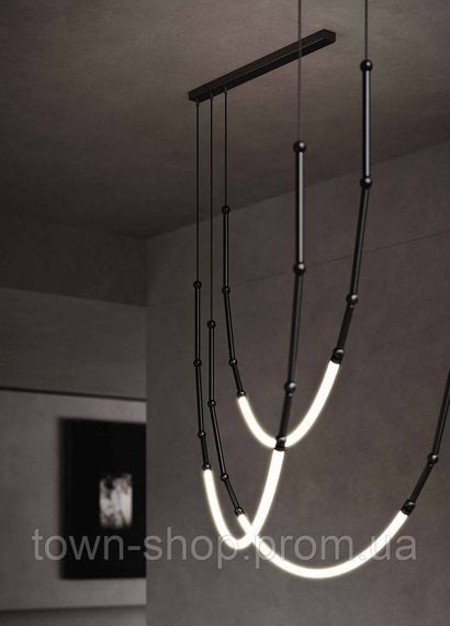 Люстра потолочная LED MBJ1-95*200-3-bk-k Черный 50-130х80х80 см.