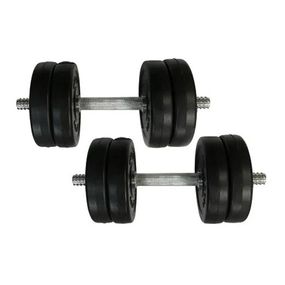 Гантели наборные композитные в пластиковой оболочке 2 шт по 6 кг Rock Pro-R NE-PL-R-006-2