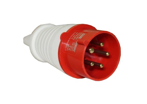 Вилка 015 переносна 3Р+РЕ+N 16А 380В IP44 Ny95500434