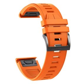 Силиконовый ремешок Primo для часов Garmin Fenix 7 / Fenix 7 Pro / Fenix 8 47mm / Fenix E - Orange