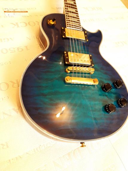 Електрогітара Gibson Les Paul Custom Blue China | Зображення 1