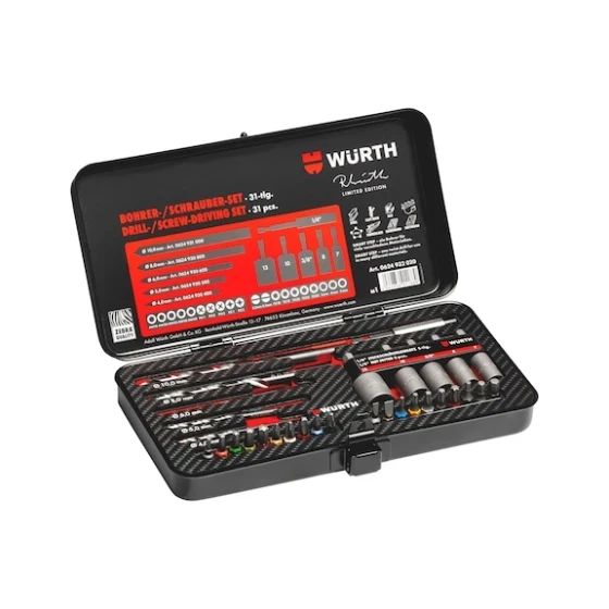Набір свердел WURTH 0624932020 Smart Step і біт RW-EDITION-2020 31 предмет