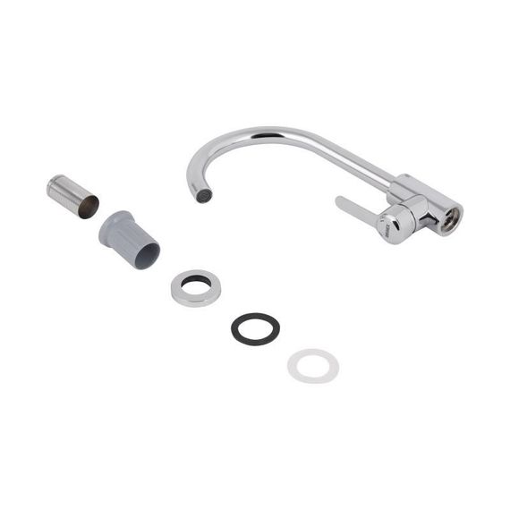 Змішувач для кухні U-образний Brinex Pure 015F U-образний  Chrome BRIPUR015FCRM | Зображення 4