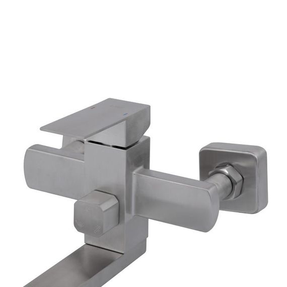 Душевая система универсальная Lidz Kubis 1033 на три потребителя (с изливом) (k35) LDKUB1033NKS46110 Nickel | Зображення 3