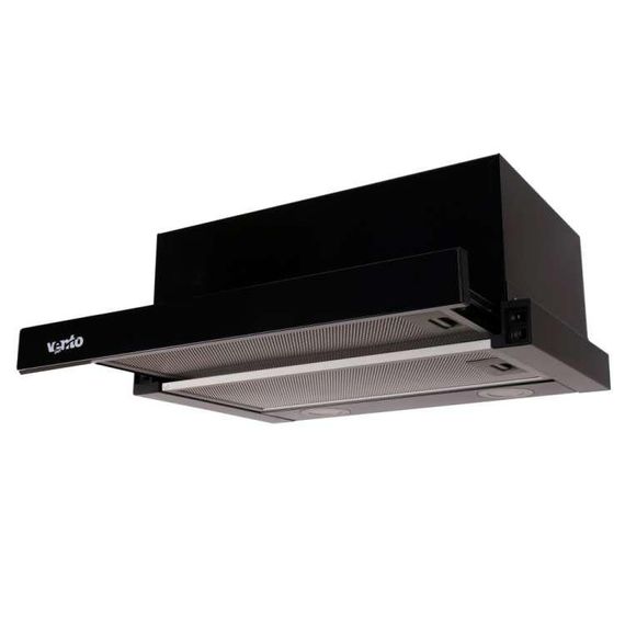 Вытяжка телескопическая белая 50 см VENTOLUX GARDA 50 WH (700) LED Черный | Зображення 1