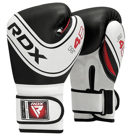 Боксерські рукавиці RDX 4B Robo Kids White/Black 6 унцій (капа в комплекті) | Зображення 2