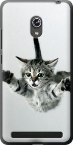 Чехол на Asus ZenFone 6 A600CG Летящий котёнок "2322u-143-17620"