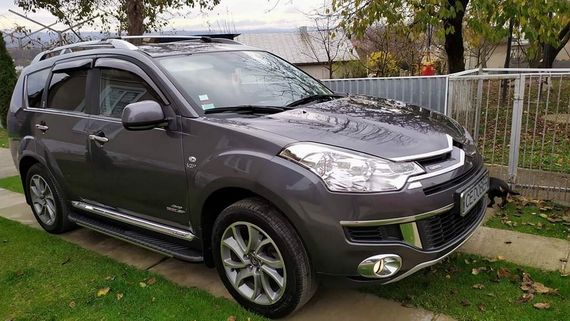 Бокові пороги Bosphorus Grey (2 шт., алюміній) для Mitsubishi Outlander 2006-2012рр | Зображення 4