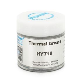 Паста термопровідна HY-710 10g, банку, Grey, > 3, 17W / m-K, <0.067 ° C-in² / W, -30 ° ≈240 °, OEM Q38
