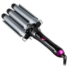 Тройная-плойка для завивки волос с тройным нагревом 65 Вт 220 В Domotec MS-481B с керамическим покрытием ZA-55