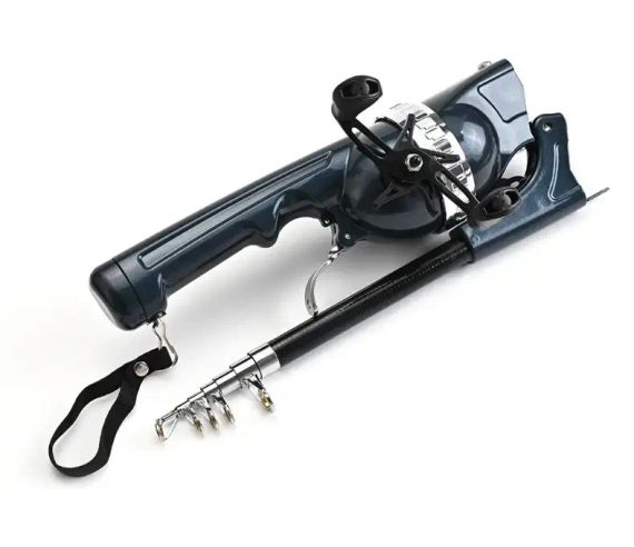 Вудка спінінг телескопічна / Міні спінінг для риболовлі | Зображення 4