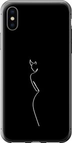 Чехол на iPhone XS Силуэт1 "4590u-1583-17620"