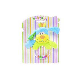 Погремушка мягкая  Bambi C20561 Животные Собачка